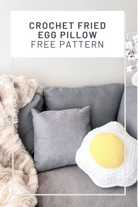 Crochet Egg Blanket Pattern, Egg Blanket Crochet, Jumbo Yarn Crochet Pillow Pattern, Free Crochet Pillow Patterns Easy, Cute Crochet Pillow Ideas, Crochet Fun Pillow Pattern Free, Crochet Plush Pillow Free Pattern, Crochet Throw Pillow Pattern Free Easy, Crochet Egg Blanket