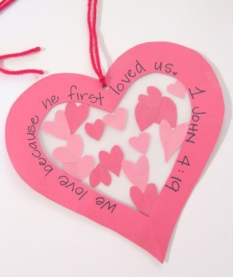 Valentine's Day Crafts - NSUMC Children Faith Formation Christian Valentines Crafts, Sunday School Valentines, Church Valentines, Preschool Valentine Crafts, Valentines Bricolage, Christian Valentines, February Crafts, Sunday School Crafts For Kids, Valentine's Day Crafts For Kids