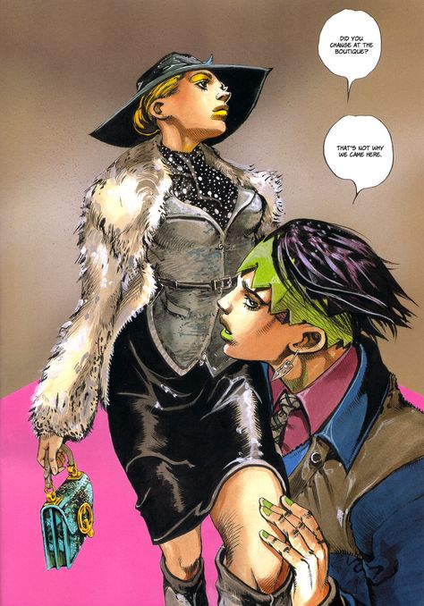 "Rohan Kishibe Goes to Gucci" by Hirohiko Araki Rohan Kishibe, Jojo Fashion, Vintage Manga, Jojo Parts, Jojo's Bizarre Adventure Anime, Adventure Art, Jojo Anime, Manga Covers, Jojo Bizzare Adventure