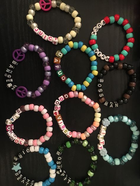 Edc Candy Bracelets, Kandy Bracelets Ideas, Edc Kandi Ideas, Candy Bracelet Ideas, Rave Kandi Bracelets Ideas, Rave Bracelets Ideas, Rave Candy Bracelets Ideas, Funny Bracelet Ideas, Rave Kandi Bracelets