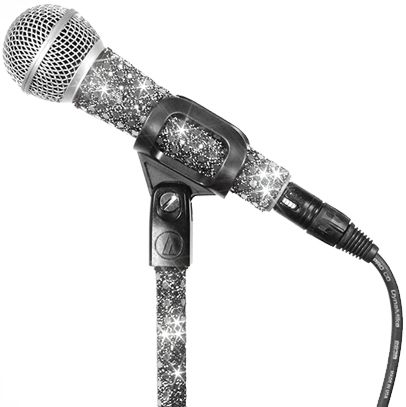 Welcome to Micfx Microphone sleeves - Personalize your microphone to fit your style Y2k Microphone, Glitter Microphone Aesthetic, Pretty Microphones, Fancy Microphone, Sparkly Microphone, Rhinestone Microphone, Jello Biafra, Small Microphone, Live Songs