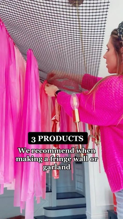 Must Have Products to Make a DIY Fringe Wall | Party Decorations | Fringe Wall Backdrop | … in 2022 | Diy party decorations, Bridal bachelorette party, Girls birthday party Diy Fringe Wall, Fringe Wall Backdrop, Wall Party Decorations, Fringe Wall, Diy Fringe, Photowall Ideas, Deco Ballon, Must Have Products, Fringe Backdrops