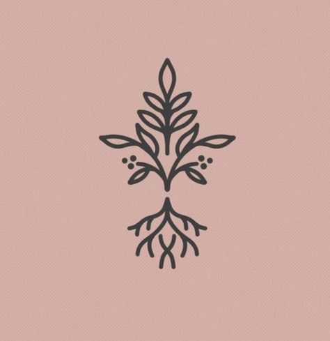 brand, plant, shop, logo, flower, feminine, graceful, icon, nature, illustration, emblem, symbol, floral, label, leaf, sign, beauty, spa, design, organic, vector, template, border, logotype, botanical, monogram, natural, antique, style, background, badge, fashion, flourish, rustic, decoration, hand drawn, line, linear, crest, white, collection, flower logo, arrow, handmade, logo collection, minimal, sticker, trendy, typography, set Plant Roots Tattoo, Hawaiian Plant Tattoo, Roots Logo Design Ideas, Root Tattoo Ideas, Rooted Tattoo, Roots And Wings Tattoo, Flower With Roots Tattoo, Plant Shop Branding, Organic Tattoo Design