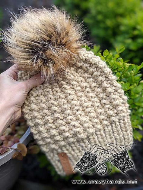 Winter hat crochet pattern