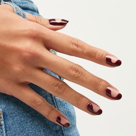 64 Dreamy Nail Designs To Take Your Nail Art To The Next Level | Glamour UK Circle Nails, Burgundy Nail Designs, New Year Nails, Ibiza Summer, Nail Piercing, Best Gel Nail Polish, Gel Nails At Home, New Nail Designs, Glamour Uk