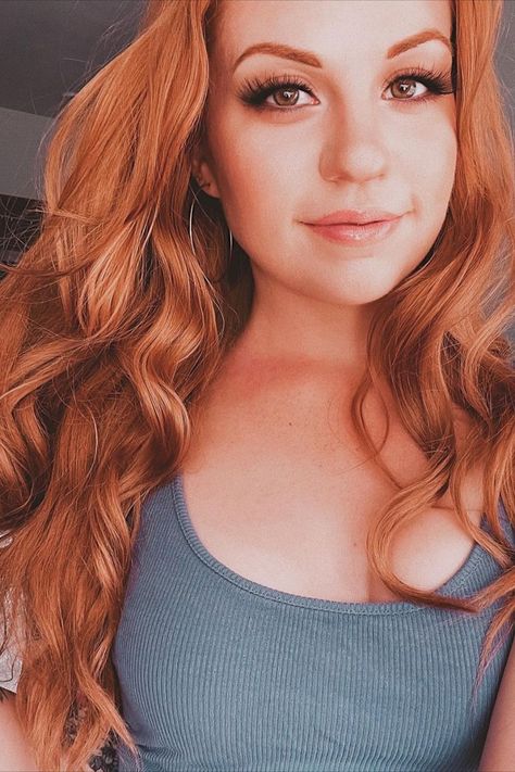 @genserenahart is fall ready with these amber waves. 🍁 Loving Genevieve's strawberry blonde strands as much as we are? Recreate them with her custom #WELLAcolorcharm Permanent Liquid Color: 8G + 8RG + 7N. Shop everything you need to #GetTheLook on @amazon. 🛒 #CreateWIthConfidence Blonde Strands, Wella Color Charm, Strawberry Blonde, Get The Look, Amber, Hair Color, Blonde, Hair Styles, Hair