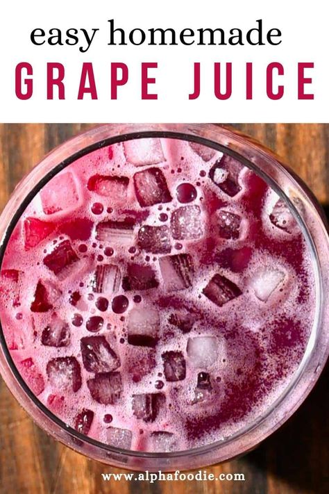 Easy Grape Juice Recipe, Grape Juice Recipe, Homemade Grape Juice Recipe, Candied Grapes Recipe, Chicken Salad Chick Grape Salad, Juice Pulp Recipes, Grape Salad With Cream Cheese, Make Grape Juice, Homemade Grape Juice