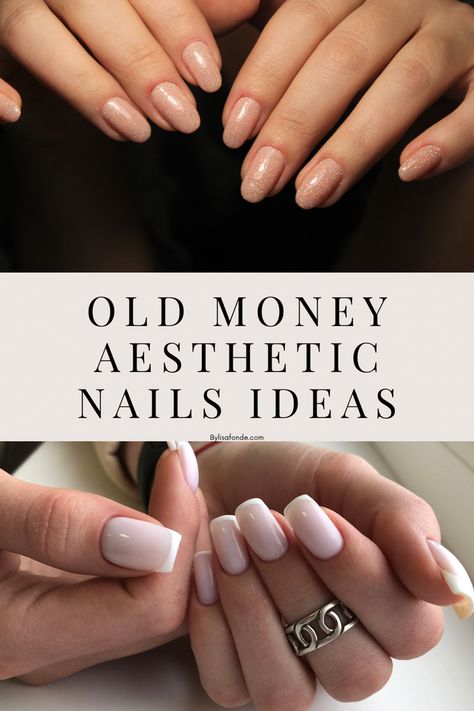 Best Old Money Square Nails ideas to look wealthy and elegant. The ultimate guide on how to look old money rich. Old Money nails aesthetic, old money nails short. Elegant square nails ideas. Old Money French Tip Nails, Old Money Aesthetic Pedicure, Old Money Nails Square, Old Money Nails Ideas Square, Old Rich Nails, Neutral Nail Art Designs Classy, Wealthy Women Nails, Mob Wife Nails Aesthetic, Old Money Nails Short Square