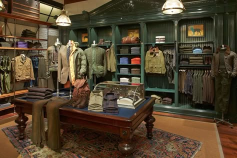 Antique Pool Tables, Tartan Curtains, Ralph Lauren Interiors, Polo Store, Ralph Lauren Store, Wooden Plane, Ralph Lauren Blazer, Regent Street, Ralph Lauren Shop