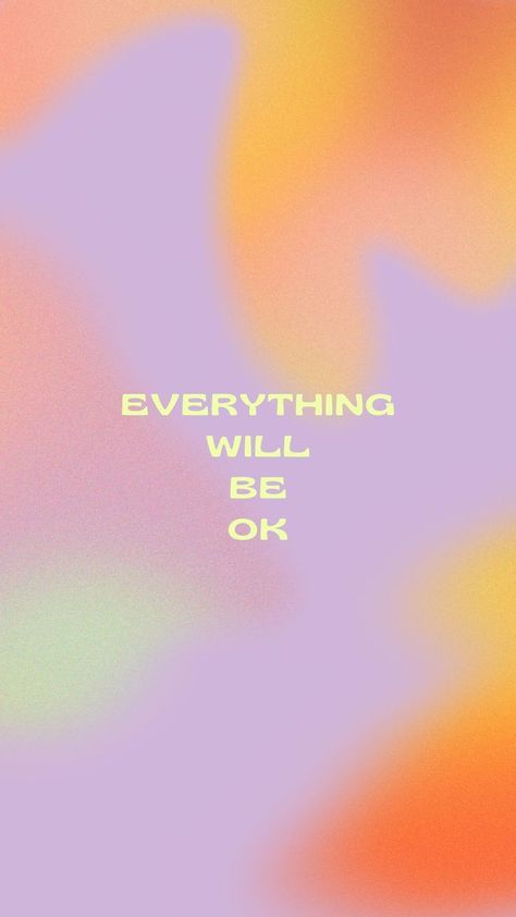 Multi Color Wallpaper, Girly Wallpaper Iphone, Background 2023, Plant Fashion, It Will Be Ok Quotes, Black Couch, Aura Quotes, Everything Will Be Ok, Future Wallpaper