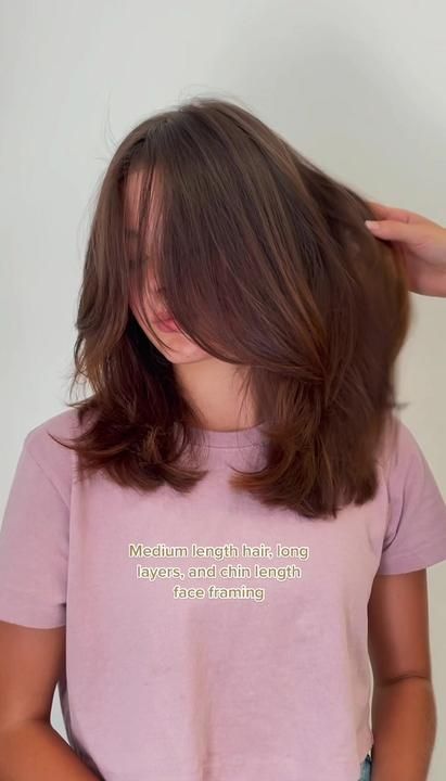 Long Layered Haircuts For Shoulder Length Hair, Mid Length Hairstyles With Layers, Shirt Haircuts For Women, Haircuts Layers, Hair Doodles, Haircut For Women, Layered Haircuts For Medium Hair, Shoulder Hair, Haircuts For Wavy Hair