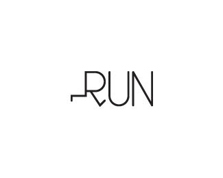 RUN Why I Run Quotes, Typographie Logo, Type Treatments, Graffiti Alphabet, Typographic Logo, Bold Logo, Word Design, Logo Restaurant, Design Visual