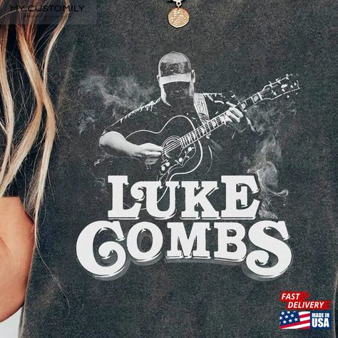 Retro Luke Combs 2024 Tour Shirt Country Music Classic Unisex Check more at https://mycustomily.com/product/retro-luke-combs-2024-tour-shirt-country-music-classic-unisex/ Luke Combs Shirt, Luke Combs, Tour Shirt, Christmas List, Country Music, Music