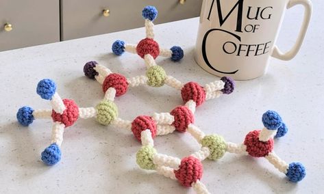 Patterns – Fuzzy Fungi Crochet Teacher Gifts, Caffeine Molecule, Crochet Store, Crochet Garland, Crochet Monsters, Diy Crochet Projects, Love Crochet, Crochet Accessories, Crochet Gifts