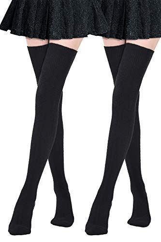 Kayhoma Extra Long Cotton Thigh High Socks Over the Knee ... https://smile.amazon.com/dp/B07GNL9FWZ/ref=cm_sw_r_pi_dp_U_x_8XLQCb56GC8XY Black Thigh High Socks, Thigh Socks, Black Thigh High, Over The Knee Socks, Thigh High Socks, Thigh High Stockings, Fashion Inspiration Design, Knee Socks, Knee High Socks