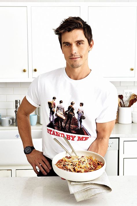 Lamb Bolognese, Queer Fashion Tomboys, Antoni Porowski, Moroccan Lamb, Rocker Outfit, Queer Eye, Fab Five, Man Cooking, The Onion