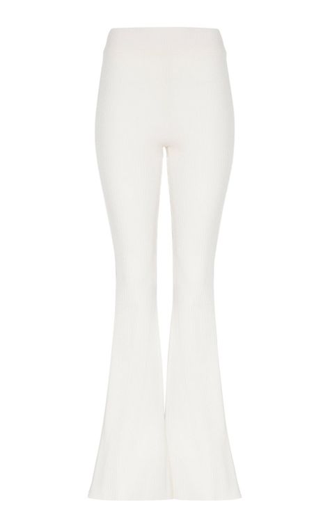 Giza Rib Flared-Leg Pants By Studio Amelia | Moda Operandi Rib Flare, Ribbed Flares, Rib Knit Fabric, Flare Pant, Flare Leg Pants, Giza, Sydney Australia, Flare Pants, Fashion Advice