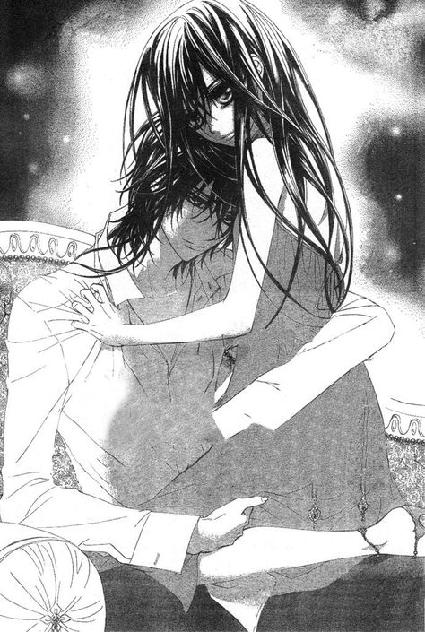 Yuki And Kaname, Vampire Knight Kaname, Vampire Knight Yuki, Vampire Knight Manga, Yuki Kuran, Matsuri Hino, Kaname Kuran, Vampire Knights, Vampire Kiss