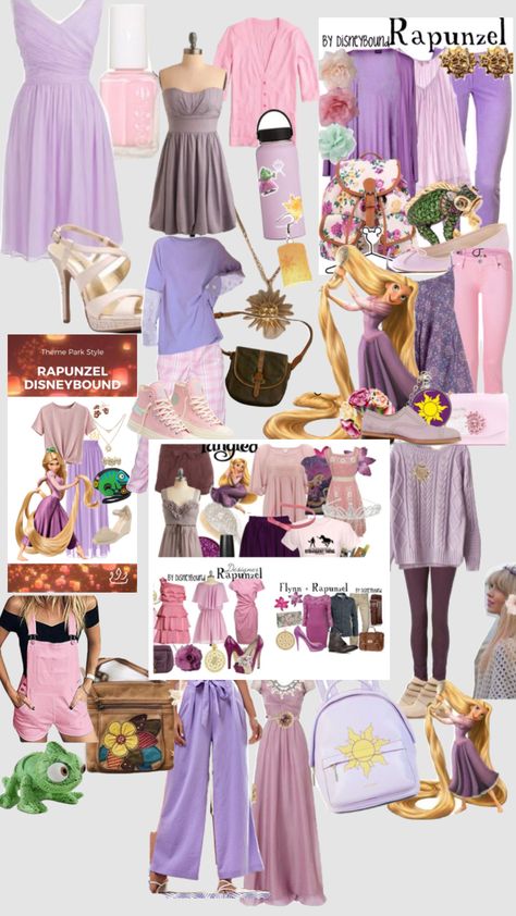 Repunzal Outfits, Rapunzel Aesthetic Clothes, Rapunzel Inspired Outfit Aesthetic, Rapunzel Clothes Inspired Outfits, Rapunzel Aesthetic Outfit, Rapunzel Outfit Ideas, Tangled Outfit, Rapunzel Inspired Outfit, Rapunzel Disneybound