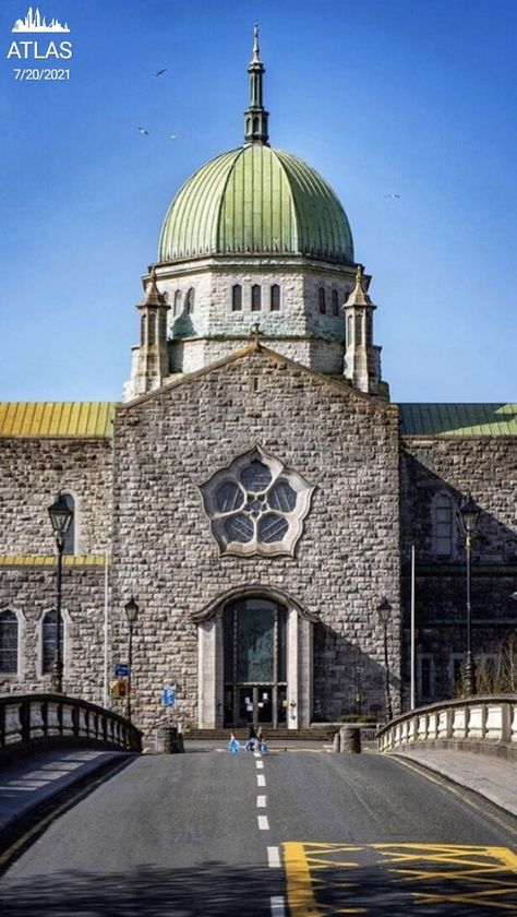 The Cathedral of Our Lady Assumed into Heaven and St Nicholas[1] (Irish language: Ard-Eaglais Mhaighdean na Deastógála agus Naomh Nioclás), commonly known as Galway Cathedral, is a Roman Catholic cathedral in Galway, Ireland,[2] and one of the largest and most impressive buildings in the city. Dunguaire Castle Ireland, Galway Cathedral, Dromoland Castle Ireland, Irish Language, Saint Patrick’s Cathedral Dublin, Irish Sea, Clontarf Castle Ireland, Saint Nicholas, Galway