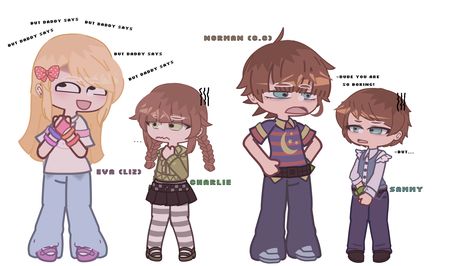 Gacha Brat, Fnaf Gacha, Gacha Characters, Family Songs, Fnaf 2, Afton Family, Gacha Outfit, Aesthetic Shop, Club Life