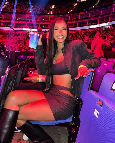 Maya Jama, Layered Mini Skirt, Black High Boots, Stunning Outfits, March 19, Love Island, Dress Cuts, It Girls, Saturday Night