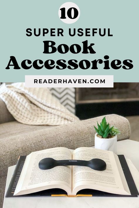 As a lifelong reader and book lover, I've come across some super useful book gadgets and reading accessories that you should definitely know about! From page holders to book sleeves, reading lights, and beyond, here are my favorite bookish accessories! Reading Essentials Aesthetic, Gifts For Avid Readers, Gift For A Book Lover, Book Reading Accessories, Gifts For A Reader, Gifts For The Book Lover, Book Lover Accessories, Gifts For A Bookworm, Book Accessories Gift Ideas