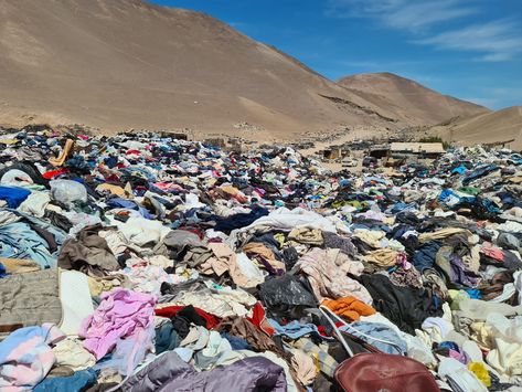 Fashion Pollution, Pollution Project, Desert Clothing, Ks3 Art, Rave Review, Fashion Waste, Shanty Town, Atacama Desert, Textile Waste