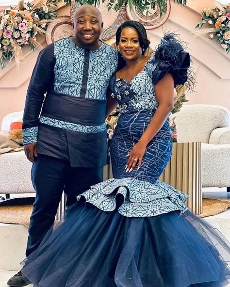 We design and sell all types of traditional attire according to your choice 0659585336 Tswana Traditional Attire, Tswana Traditional Wedding, Lobola Outfits, Tswana Traditional Wedding Dresses, Wedding Attire For Women, African Traditional Wedding Dress, African Princess, Traditional Wedding Attire, African Attire For Men