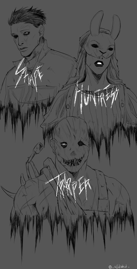 The Trapper Dbd Fanart, Dbd Killers, Horror Stuff, Big Scary, Horror Movie Icons, Dead By Daylight, Star Character, Horror Icons, Dark Art Illustrations