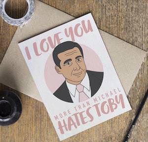 The Office Valentines Day, Easy Coworker Gifts, Office Valentines, The Office Valentines, Michael Scott The Office, The Office Tv Show, The Office Show, Funny Valentines Cards, Office Tv Show