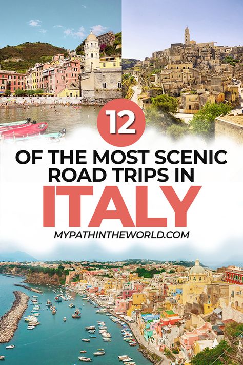 Italy road trip travel itinerary: 12 super scenic routes Italy Road Trip Itinerary, Italy Road Trip, Italy Road, Driving In Italy, Scenic Road Trip, Beautiful Countryside, Italy Itinerary, Explore Italy, Backpacking Europe