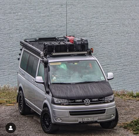 Vw Transporter Offroad, Vw T5 Camper Interior Ideas, Sleeper Van, T5 Caravelle, Vw Transporter Camper, Vw Conversions, Vw Transporter Van, Volkswagen Transporter T4, T4 Camper