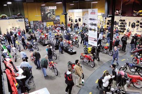 3rd Annual Martin Motorsports Modern Classics Show - Classic Motorcycle Events - Motorcycle Events With 101 bikes on display, the showroom of Martin Motorsports was transformed into a classic bike museum for a day.   #martinmoto #boyertownpa #motorcycles #modernclassics2014 #pictures #article Motorcycle Events, Event Stage, Classic Motorcycle, Classic Bikes, Classic Motorcycles, On Display, Modern Classic, Motorsport, Stationary Bike