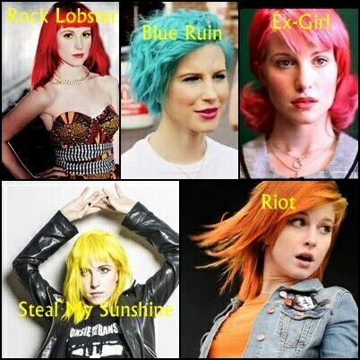 Good DYE Young ... By Haley from Paramore Good Dye Young Hair Colors, Young Hayley Williams, Paramore Hayley, Good Dye Young, Scene Punk, Paramore Hayley Williams, Crazy Stuff, Spa Design, Edgy Hair