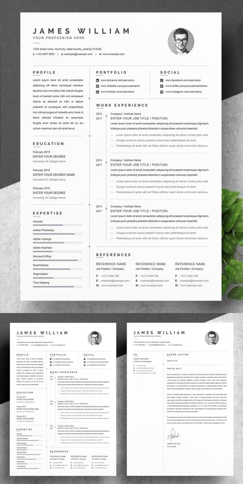 Reference Page For Resume, Portfolio Pages, Basic Resume Examples, Graphic Resume, Best Cv Template, Unique Resume Template, Interior Portfolio, One Page Resume Template, Unique Resume