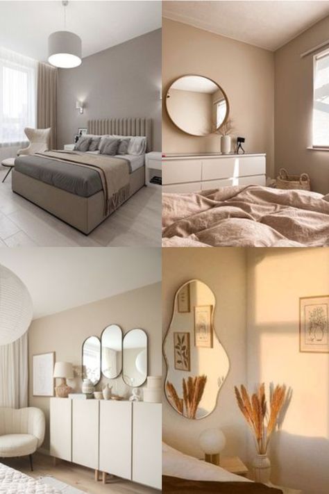 Brown Beige Color Palette Master Bedrooms, Beige Colour Room Ideas, Beige Themed Living Room, Beige Interior Design Neutral Tones, Bedroom Inspo Neutral Color Schemes, Colour Schemes For Living Room Neutral, Beige Room Bedroom Color Pallets, Dark Beige Bedroom Walls, Beige Palette Colour Schemes