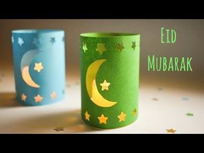 Lantern Ramadan Craft Ideas, Easy Eid Decorations, Ramazan Craft Ideas, Craft For Eid Al Fitr, Ramadan Crafts Ideas, Craft Ramadan For Kids, Eid Activity For Kids, Raya Craft For Kids, Eid Mubarak Crafts For Kids