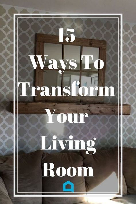 15 Inspirational DIY's from the #hometalk community to help you give your living room a revamp on a budget. #diy #livingroom Diy Living Room Designs, Remodeling Ideas On A Budget Living Room, Update Living Room On A Budget, Living Room Alternative Uses, Easy Living Room Makeover, Diy Decor Living Room, Antique Living Room Decor, Living Room Diy Decor, Redecorate Living Room