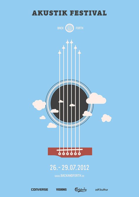 Guitar Festival Poster, Posters Event, Behance Poster, Posters Inspiration, Music Festival Logos, Best Posters, Event Posters, Festival Logo, Graphisches Design