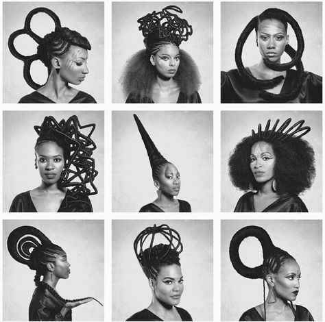 Black Hair History, African Threading, Hair Threading, Editorial Hair, Different Hair, Fantasy Hair, Hair Shows, Hair Reference, Unique Hairstyles