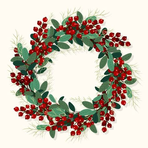 Hand drawn christmas wreath Free Vector | Free Vector #Freepik #freevector #freechristmas #freemerry-christmas #freehand #freexmas Gift Wrapping Ideas For Boyfriend, Birthday Present Ideas For Best Friend, Present Ideas For Best Friend, Boyfriend Presents, Christmas Wreath Illustration, Cute Gift Wrapping Ideas, Hand Drawn Christmas, Wreath Illustration, Merry Christmas Background