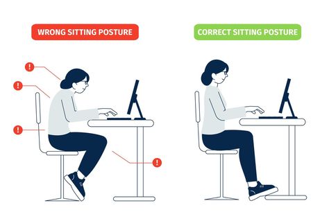 Sitting Desk, Homemade Facial Mask, Back Stretches For Pain, Poor Circulation, Nonverbal Communication, Sedentary Lifestyle, Foreign Language Learning, Sitting Position, Sitting Posture