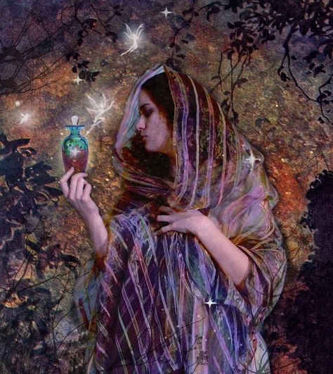 "perfume goddess" | *Zingaia on deviantART Blackbird Singing, Sacred Groves, Mary Magdalene, Inspiring Images, Gods And Goddesses, Sacred Space, Divine Feminine, Black Bird, Fairy Tales