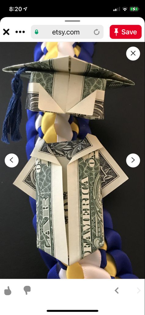 Boy Leis For Graduation, Grad Leis For Boys, Graduation Necklace Ideas, Graduation Lay, Graduation Lei Ideas, Making Leis, Lei Diy, Graduation Leis Diy Ribbons, Money Lei Diy