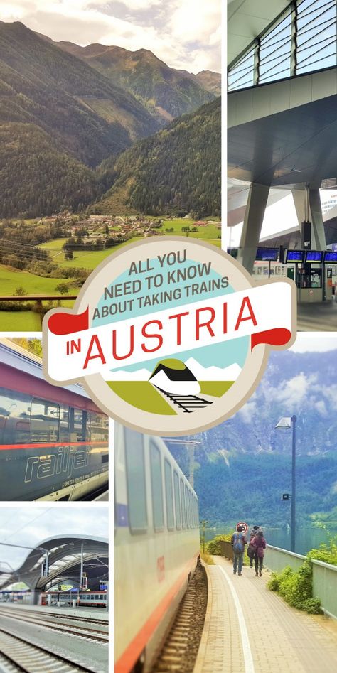 Why travelling by train in Austria is a joy! Austria Train Travel, Austria Itinerary, Austria Tourism, European Train Travel, Travel Dairy, European Train, Austria Travel Guide, Oktoberfest Germany, Travel By Train