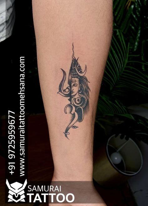 Shivji Tattoo, Tattoo Mahadev, Hindu Tattoos, Trishul Tattoo Designs, Mahadev Tattoo, Krishna Tattoo, Om Tattoo Design, Tattoo Design For Hand, Baby Tattoo Designs