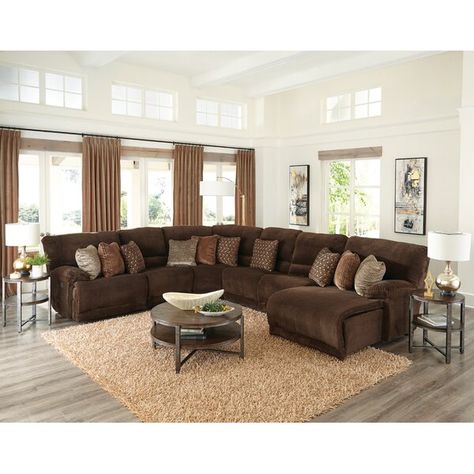 Power Reclining Sectional Sofa, Sectional Sofa With Recliner, Build Your Own Sectional, Best Sectionals, Mesa Exterior, Furniture Market, Rocker Recliners, Upholstered Sectional, Corner Sectional