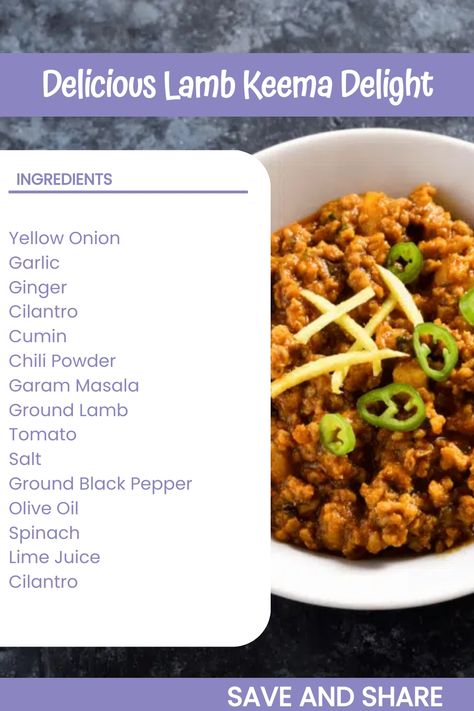 Delicious Lamb Keema Delight Mutton Keema Recipes, Keema Recipe Indian, Lamb Keema, Mutton Keema, Keema Recipe, Keema Recipes, Minced Beef Recipes, Minced Meat Recipe, Ground Meat Recipes