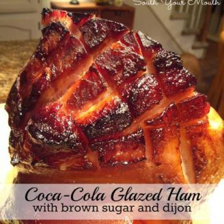 Coca Cola Glazed Ham With Brown Sugar & Dijon Recipe - (4.4/5) Coca Cola Ham, Cola Ham, South Your Mouth, Brown Sugar Ham, Ham Glaze Brown Sugar, Recipes Copycat, Southern Style Potato Salad, Ham Recipes Baked, Recipe Bread